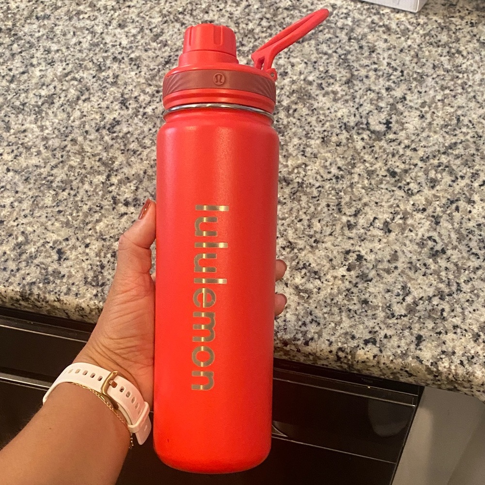 lululemon athletica Red Water Bottle